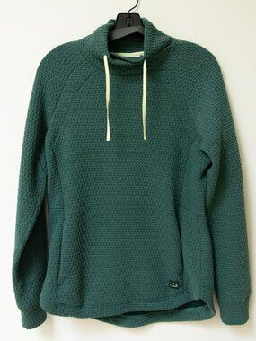 LLBean Ridgeknit Crossneck Pullover Women's sz XS